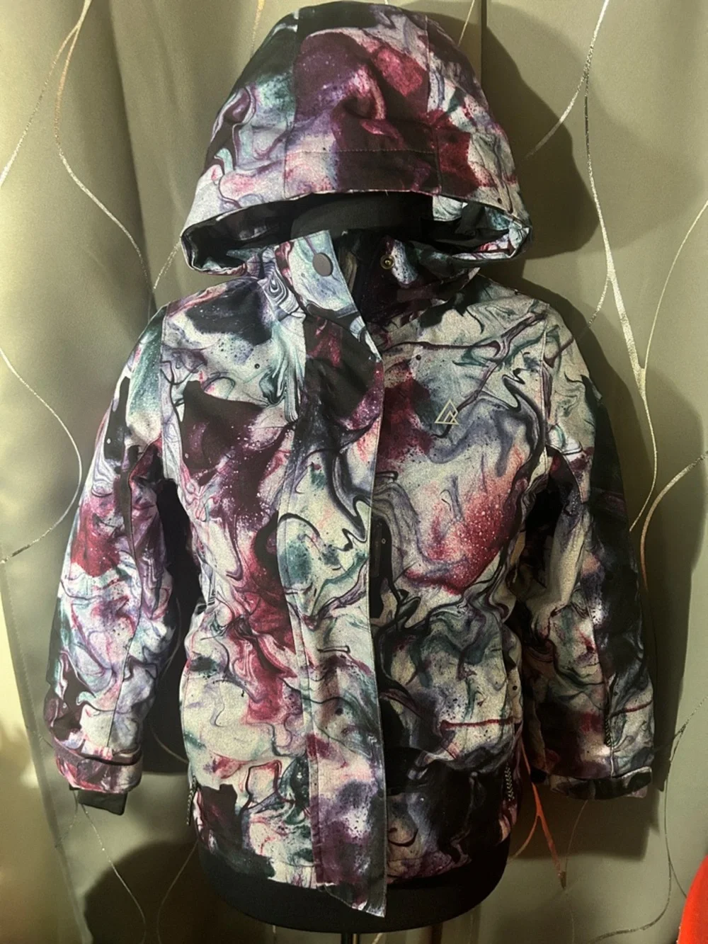 Girls Multi-Color Hooded RipZone Winter Jacket - Picture 1 of 4